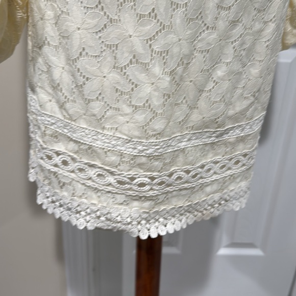 Laundry by Shelli Sagal Ivory Lace, lined dress - Picture 2 of 7